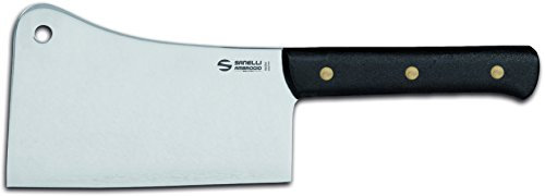 Sanelli Ambrogio Supra Falcetta Macellaio, Codolo Intero, 22 cm, Acciaio Inossidabile, Grigio