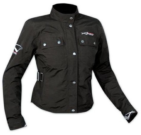 Giacca Donna Moto Scooter Protezioni CE Estiva Impermeabile Lady Città Nero L