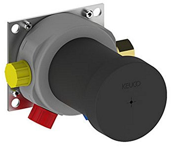 Keuco 59551000070 Funktionseinheit IXMO 59551, für Einhebelmischer UP, schwarzgraugelbrot