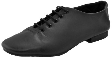 Starlite Black Full Rubber Sole Jazz Shoe