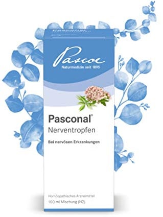 Pascoe Pasconal Nerventropfen, homöopathisch, bei Schlafstörungen, 100 ml | Homöopathisches Arzneimittel, flüssige Verdünnung zum Einnehmen, Packung mit 100 ml, Originalprodukt von Pascoe Naturmedizin
