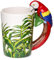 Puckator SMUG29 Mug Perroquet avec Anse Travaillée 13 x 8,5 x 13 cm
