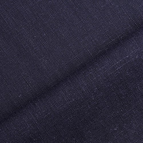 Holmar - Leinen Stoff Meterware - 100% Leinen - vorgewaschen (marine)