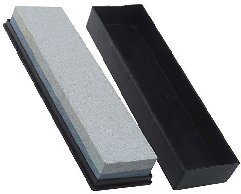 TekBox Double Sided Whetstone Knife Sharpening Sharpener Oil Wet Stone 120/240 Grit Block
