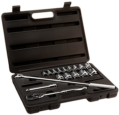 Stanley 85-425 Drive Socket Set, 12 Point, 17 Piece, 1/2 by Stanley