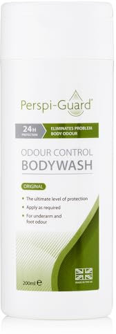 Perspi-Guard Odour Control Antibacterial Body Wash for Men & Women, Anti Bacterial Shower Gel Targets Body Odour for Long-Lasting Protection, 200 ml