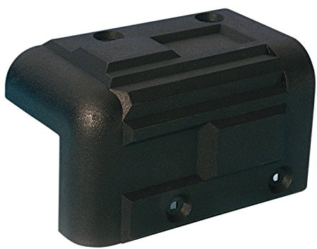 Adam Hall 4071 - Boxenecke Kunststoff stapelbar schwarz