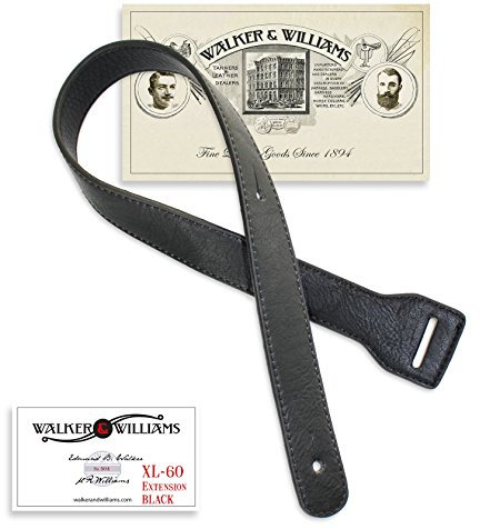 Walker & Williams xl-60 schwarz Strap Extender verlängert W & W Trageriemen bis 152,4 cm