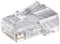 Goobay 58627 RJ45 Westernstecker für Rundkabel, 8 polig - zum Crimpen an Telefonrundkabel, ungeschirmte Version
