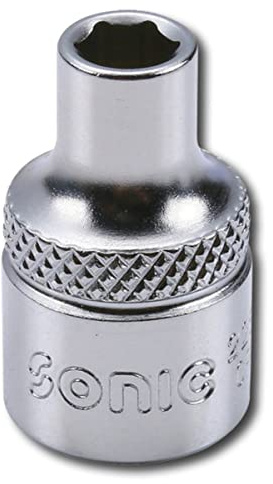 Sonic 22510 Flanke-Stecknuss, 3/8 Zoll, 6-Kant, 10 mm