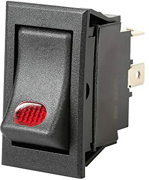 Lampa 45553 Interruttore con Spia a LED - 12/24V - 20A