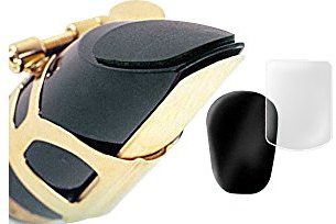 BG Mouthpiece Black Cushions for Clarinet & Saxophone - Small (A10S)