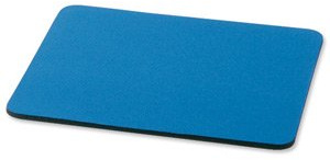 5 Star Mouse Mat with 6mm Rubber Sponge Backing W227xD208mm Blue