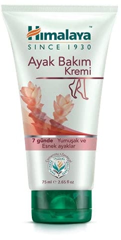 Himalaya Herbals Foot Care Cream | for Dry and Cracked Heels | with Antiseptic, Antimicrobial and Moisturizing Benefits | Made from Natural Ingredients -75g