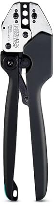 PHOENIX CONTACT CRIMPFOX-RCT 25-1 Presszange, Von Nicht Isolierten CU Rohrkabelschuhen, 10mm²-25mm² Querschnitt, HEX Crimp, Schwarz