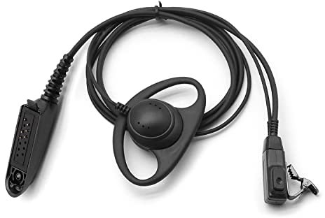 Sundely® forma D auricolare con microfono e PTT per Motorola radio GP140 GP380 HT1250 MTX900 PRO9150 PTX780 multi-pin