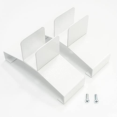 VASNER Standfüße für Infrarotheizung – geeignet für die Hybridserien Konvi für sicheren Stand & mobilen Elektroheizung Einsatz Metall mit Pulverbeschichtung (Weiß)