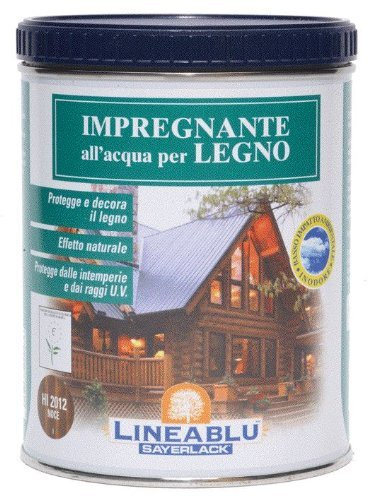 Impregnante ad Acqua per Legno Sayerlack art. Hi2013 colore Noce Scuro 750 ml