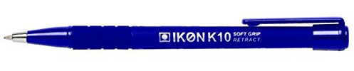 Hainenko Value 0.7 mm Soft Grip Retractable Ball Pen - Blue