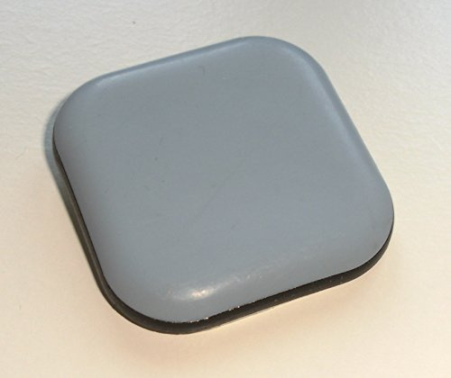 Teflon Möbelgleiter - 4 Stück - Eckig 50x50 mm selbstklebend - PTFE Gleiter - 5mm stark