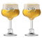 2 verres Kasteel, verre à bière belge
