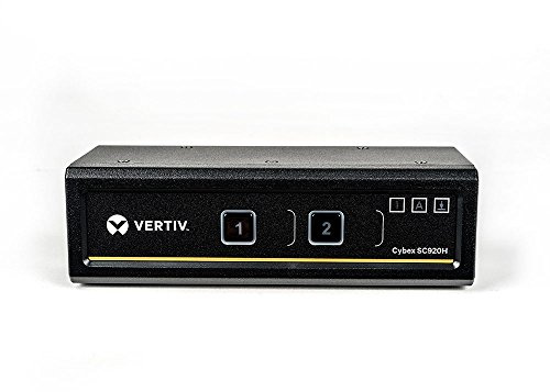 Vertiv Cybex Secure 4K UHD KVM 2-Port HDMI DualHead EAL4+ NIAP TAA-konform (SC920H-001)