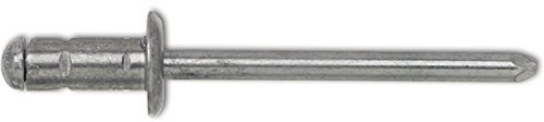 GESIPA Poly Grip Mehrbereichsniete Flachrundkopf 4.8x15 Aluminium mit Stahldorn