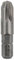 Bosch Professional Bit Extra-Hart für Pozidriv-Kreuzschlitzschrauben (PZ4, Länge: 32 mm, 3 Stück), Grau, 2607001566