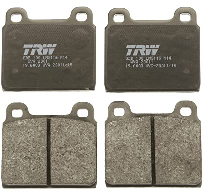 TRW GDB100 Bremsbelagsatz Scheibenbremse für Porsche 911 1963-1990 Vorderachse und Andere Fahrzeuge