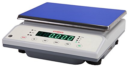 DZD Präzisionstischwaagen, Modelle bis 3kg, 6kg, 10kg, 15kg, 20kg, 30kg. Ab 0,1g Schritten, große Wägefläche (A4 Größe), interner Akku + Netzanschluss,