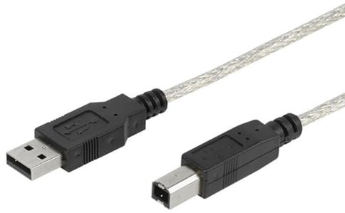 Vivanco CC U5 30 USB 2.0 kompatibles Verbindungskabel (Stecker A auf Stecker B, 3m)