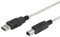 Vivanco CC U5 30 USB 2.0 kompatibles Verbindungskabel (Stecker A auf Stecker B, 3m)