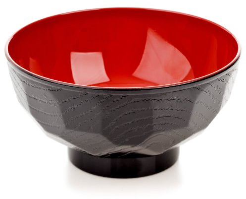 Black Lacquered Japanese Miso Soup Bowl