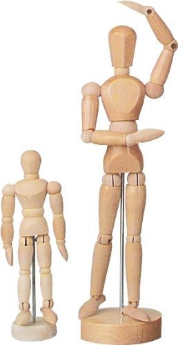 Ami Künstlerbedarf NEU Modellpuppe aus Holz, männlich, 30 cm
