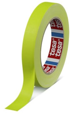 tesa 04671-00050-10 Ruban adhésif toilé tesaband® 4671 jaune fluorescent (L x l) 25 m x 19 mm 1 pc(s)