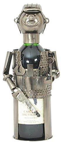 Porte bouteille design et original - Bricoleur - Coloris GRIS