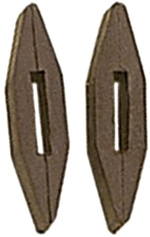 Perri's Rubber Rein Stops, Brown, One Size