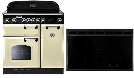 Falcon RANGECOOKER CLASSIC DELUXE 90 Crème/chromé – Plaque vitrocéramique grill/four multifonction/four HL