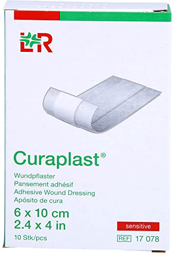 CURAPLAST Wundschnellverb.sensitiv 6x10 cm 1 m 10 St