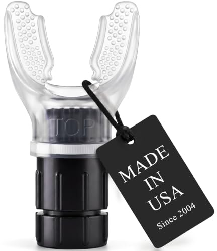 Expand-A-Lung | Breathing Exerciser Device for Lungs | Airflow Trainer Fitness | Cardio Expansion & Capacity | Sports Endurance | Dual-Way Inhale-Exhale Workout