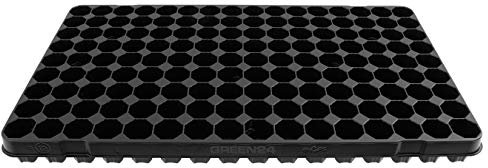GREEN24 Anzuchtplatte Topfplatte mit 144 Töpfen - 144er Topfpalette Plattentöpfe Pflanztöpfe