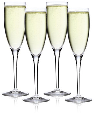 Luigi Bormioli Michelangelo Flûte à champagne 20 cl Coffret cadeau Lot de 4