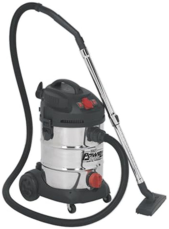 Sealey Pc300Sdauto Vacuum Cleaner Industrial 30Ltr 1400W/230V Auto Start