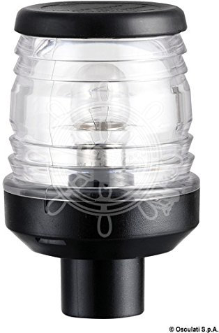 Osculati Classic 360° Topplicht, schwarz m. Halterung