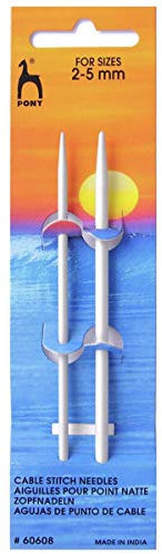 Pony Plait Needles - Straight Cable Stitch Needles (2-5mm) Pony
