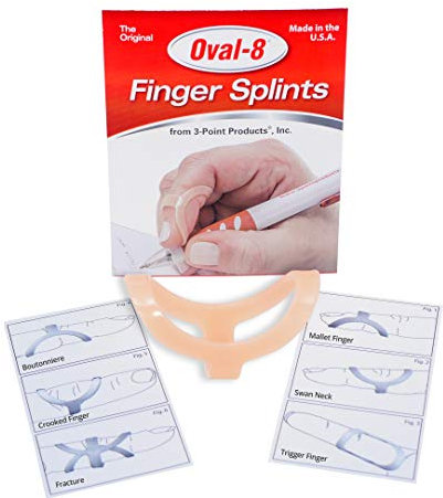 3 Point Products Oval-8 Individual Finger Splint, Size 3, 0.4 Ounce by 3-Point Products
