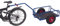 Fahrradanhänger ohne Bordwand RAL5010 Enzianblau Rollcart