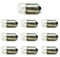 10 Pezzi Lampadine Alogene 24V Per Camion (T4W BA9S T8,5 24V 4W)
