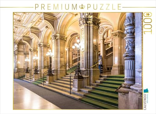 CALVENDO Puzzle Wiener Staatsoper Eingangsfoyer | 1000 Teile Lege-Größe 64 x 48 cm Foto-Puzzle für glückliche Stunden