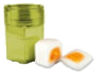 Eierformer Eierform für würfelförmige, eckige Eier Wüfel-Ei-Maschine von Conny Clever® Farbe grün